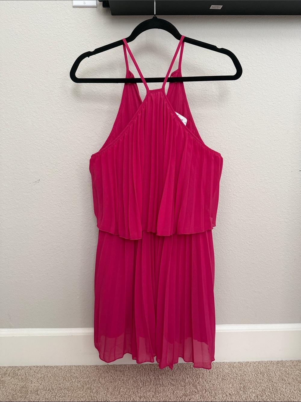Petal & Pup  Gia Hot Pink Pleated dress